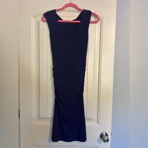 Moda International Deep Blue Midi Dress